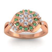 Simple Floral Pave Varada Ring