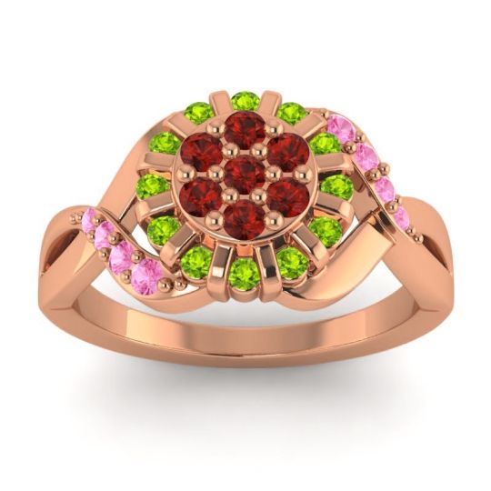 Simple Floral Pave Varada Ring