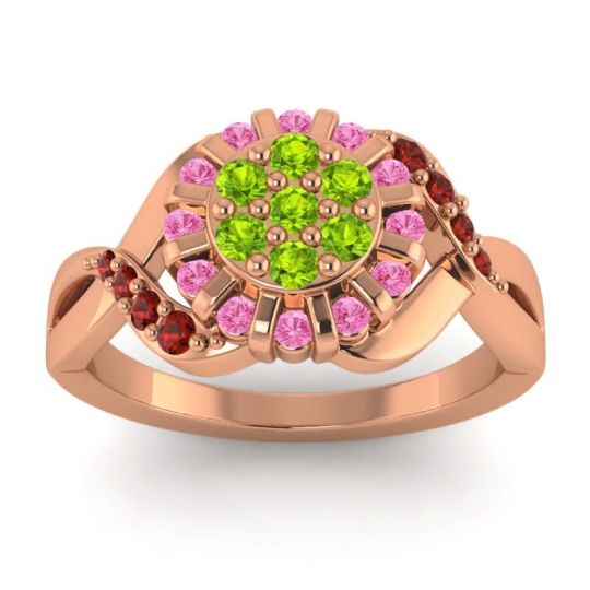 Simple Floral Pave Varada Ring