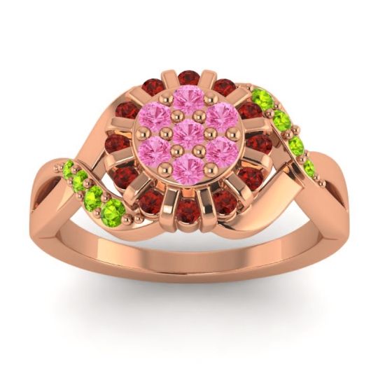 Simple Floral Pave Varada Ring