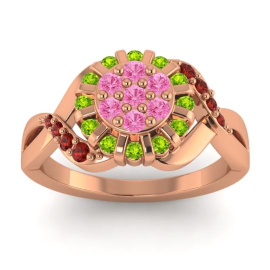 Simple Floral Pave Varada Ring