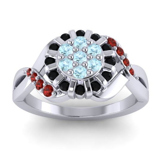 Simple Floral Pave Varada Ring