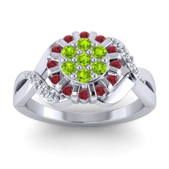 Simple Floral Pave Varada Ring