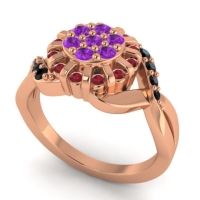 Simple Floral Pave Varada Ring