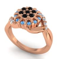 Simple Floral Pave Varada Ring