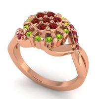 Simple Floral Pave Varada Ring