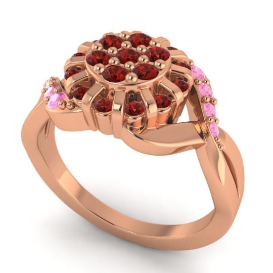 Simple Floral Pave Varada Ring