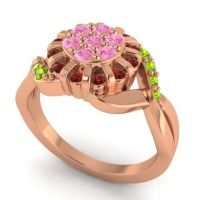 Simple Floral Pave Varada Ring