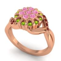 Simple Floral Pave Varada Ring