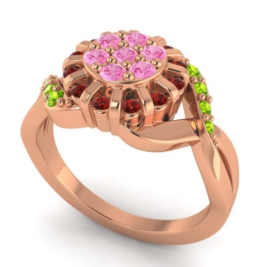 Simple Floral Pave Varada Ring
