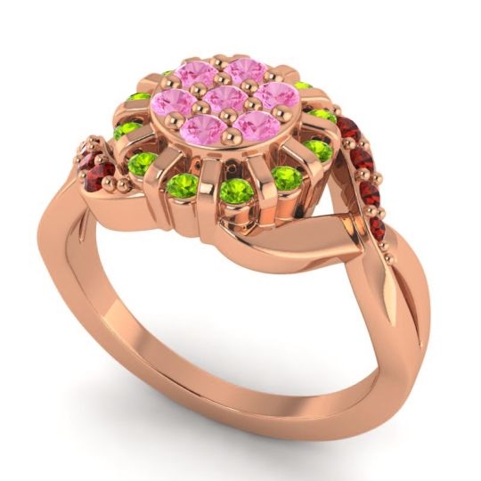 Simple Floral Pave Varada Ring