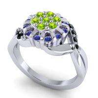 Simple Floral Pave Varada Ring