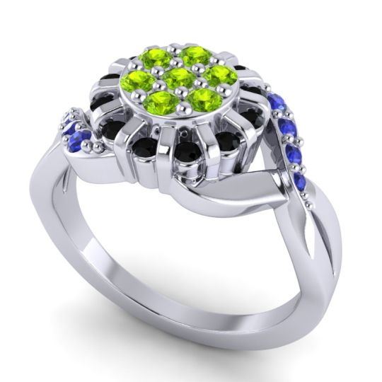 Simple Floral Pave Varada Ring