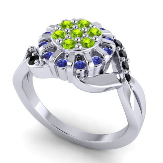 Simple Floral Pave Varada Ring