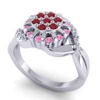 Simple Floral Pave Varada Ring