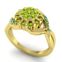 Simple Floral Pave Varada Ring