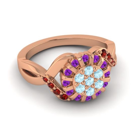 Simple Floral Pave Varada Ring