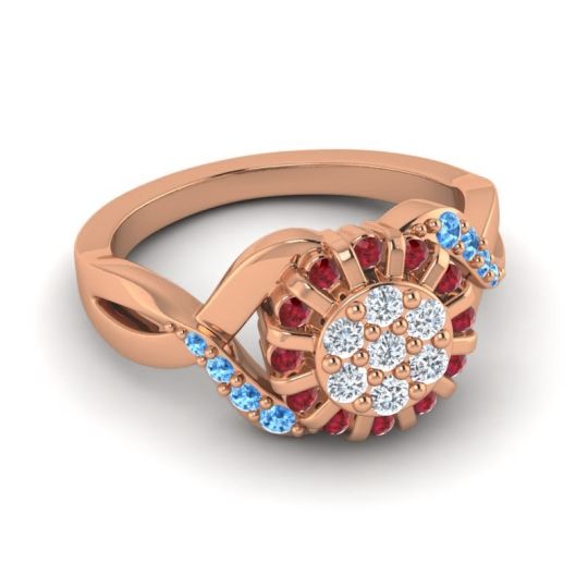Simple Floral Pave Varada Ring