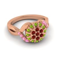 Simple Floral Pave Varada Ring