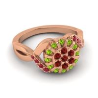 Simple Floral Pave Varada Ring