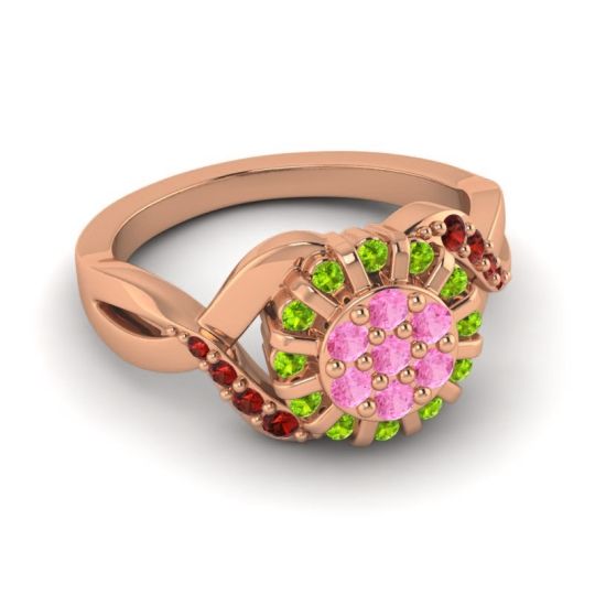 Simple Floral Pave Varada Ring