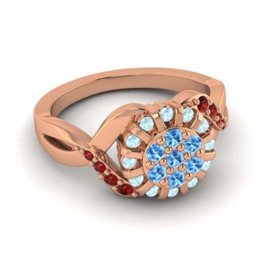 Simple Floral Pave Varada Ring
