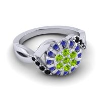 Simple Floral Pave Varada Ring