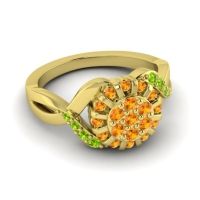 Simple Floral Pave Varada Ring