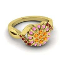 Simple Floral Pave Varada Ring