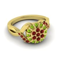 Simple Floral Pave Varada Ring