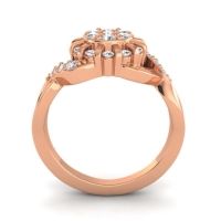 Simple Floral Pave Varada Ring