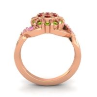 Simple Floral Pave Varada Ring