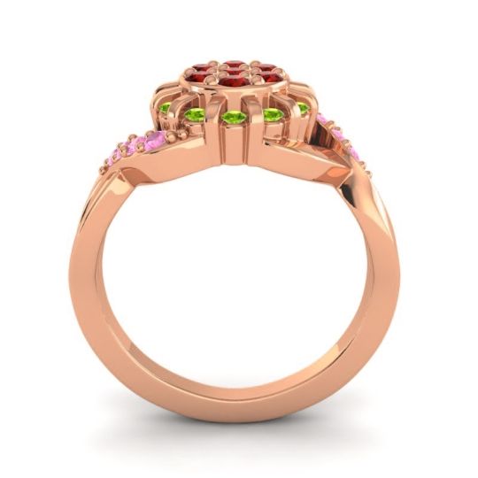 Simple Floral Pave Varada Ring