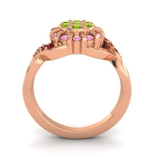 Simple Floral Pave Varada Ring