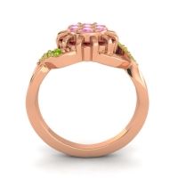 Simple Floral Pave Varada Ring