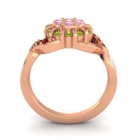 Simple Floral Pave Varada Ring