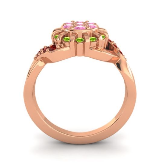 Simple Floral Pave Varada Ring