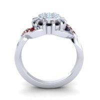 Simple Floral Pave Varada Ring