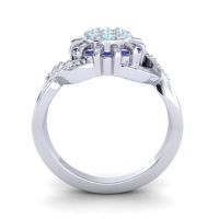 Simple Floral Pave Varada Ring