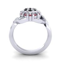 Simple Floral Pave Varada Ring