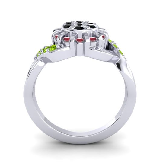 Simple Floral Pave Varada Ring