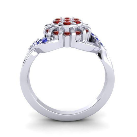 Simple Floral Pave Varada Ring