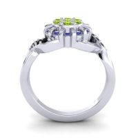 Simple Floral Pave Varada Ring