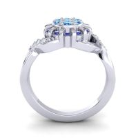 Simple Floral Pave Varada Ring