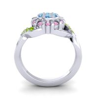 Simple Floral Pave Varada Ring