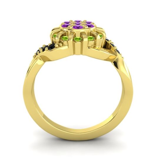 Simple Floral Pave Varada Ring