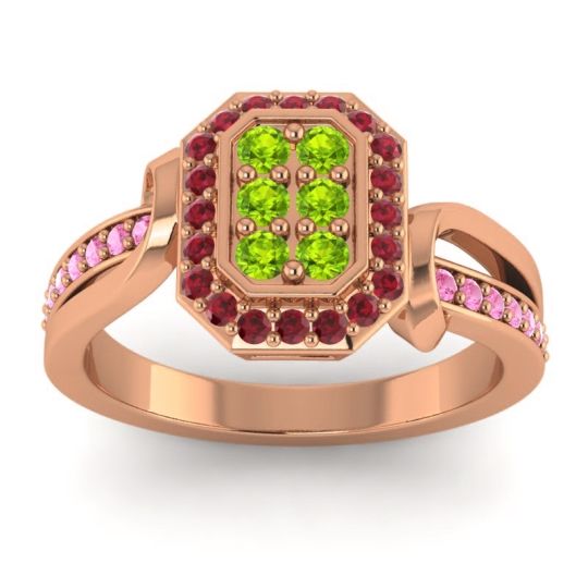 Simple Modern Pave Citra Ring