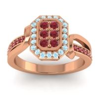 Simple Modern Pave Citra Ring