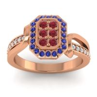 Simple Modern Pave Citra Ring