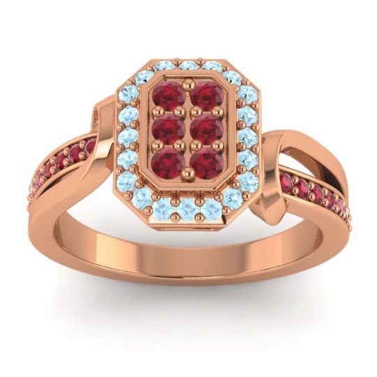 Simple Modern Pave Citra Ring